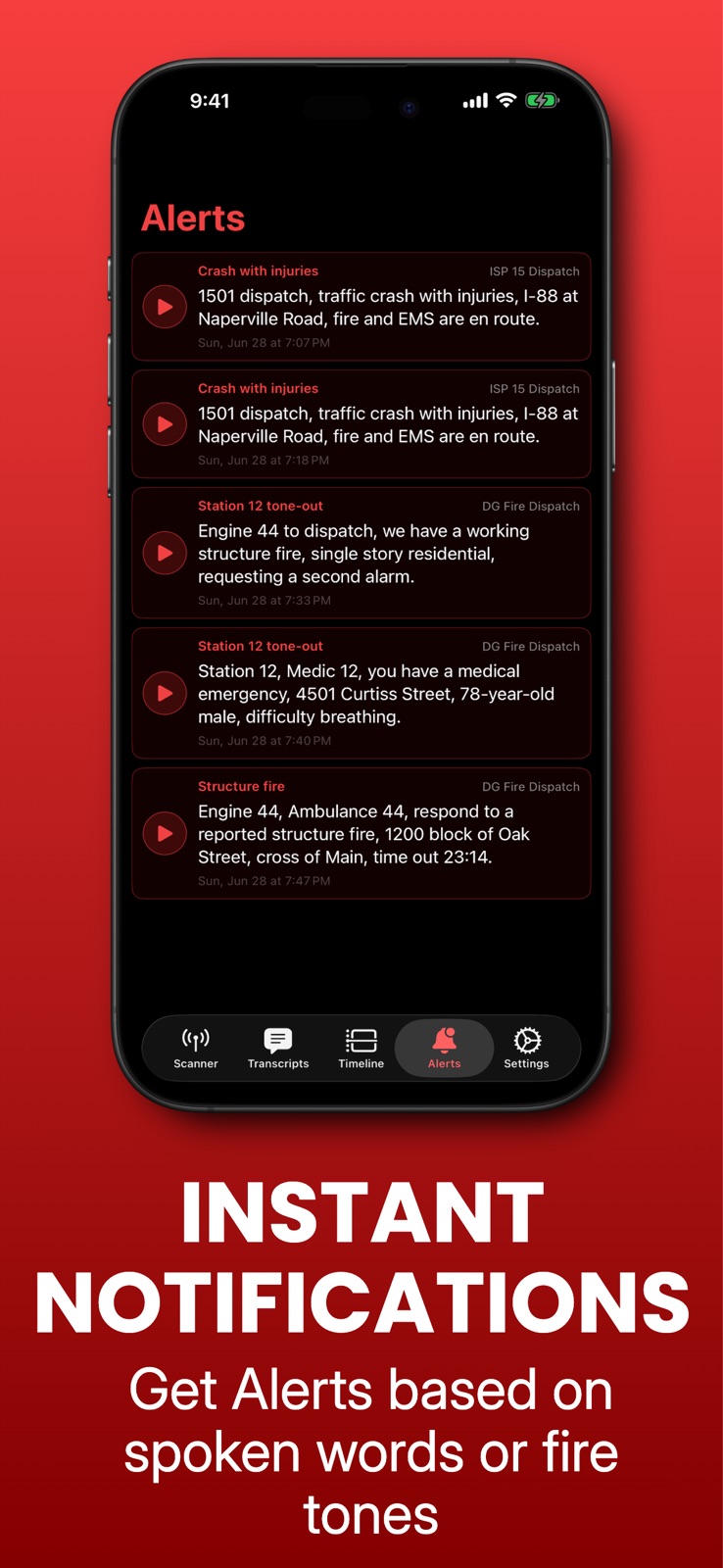ToneOut Radio iphone screenshot 4