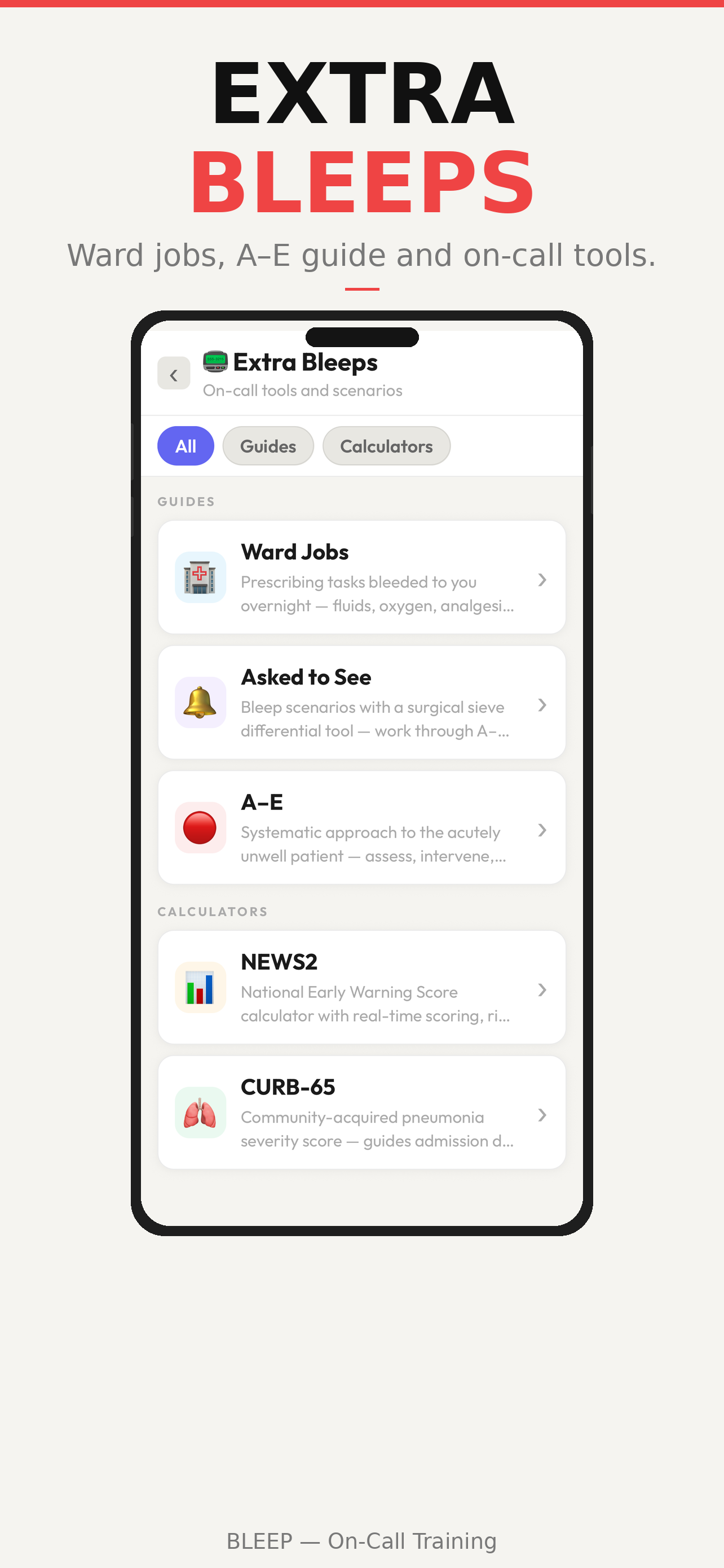 BLEEP - On-Call trainer screenshot 5