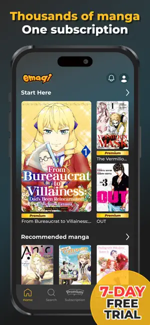 emaqi - Read Manga & Comics iPhone screenshot 1