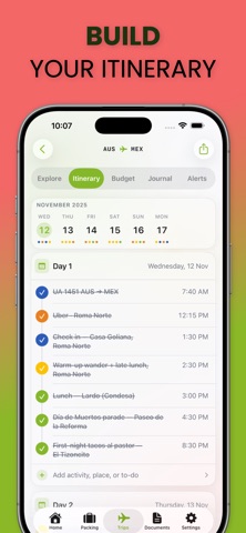 Travel Buddy – Trip Planner iPhone screenshot