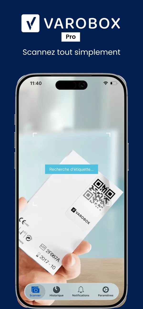 Screenshot #1 pour Varobox Pro Scan
