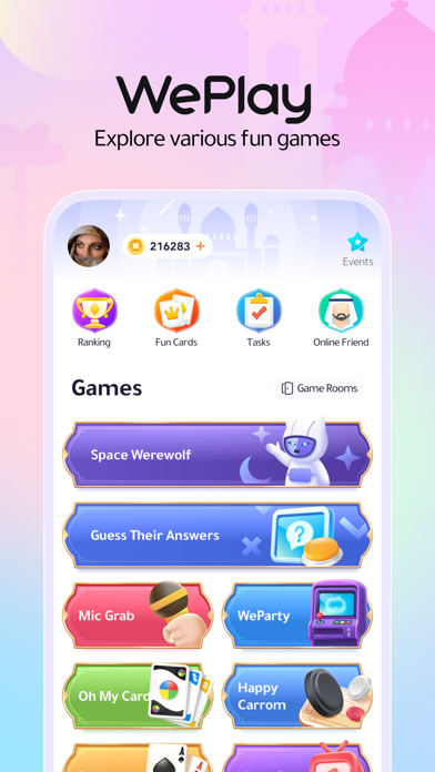 WePlay (ويبلاي) -  Game & Chat Screenshot