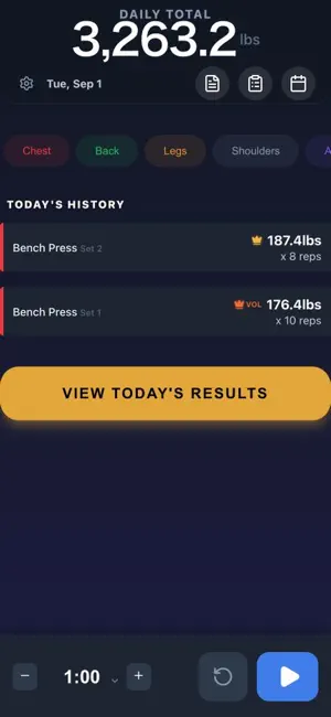 Muscle Memo & Counter screenshot 1