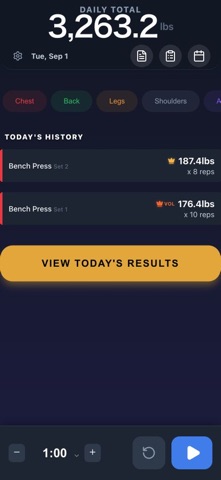Muscle Memo & Counter Screenshot 1 of 4