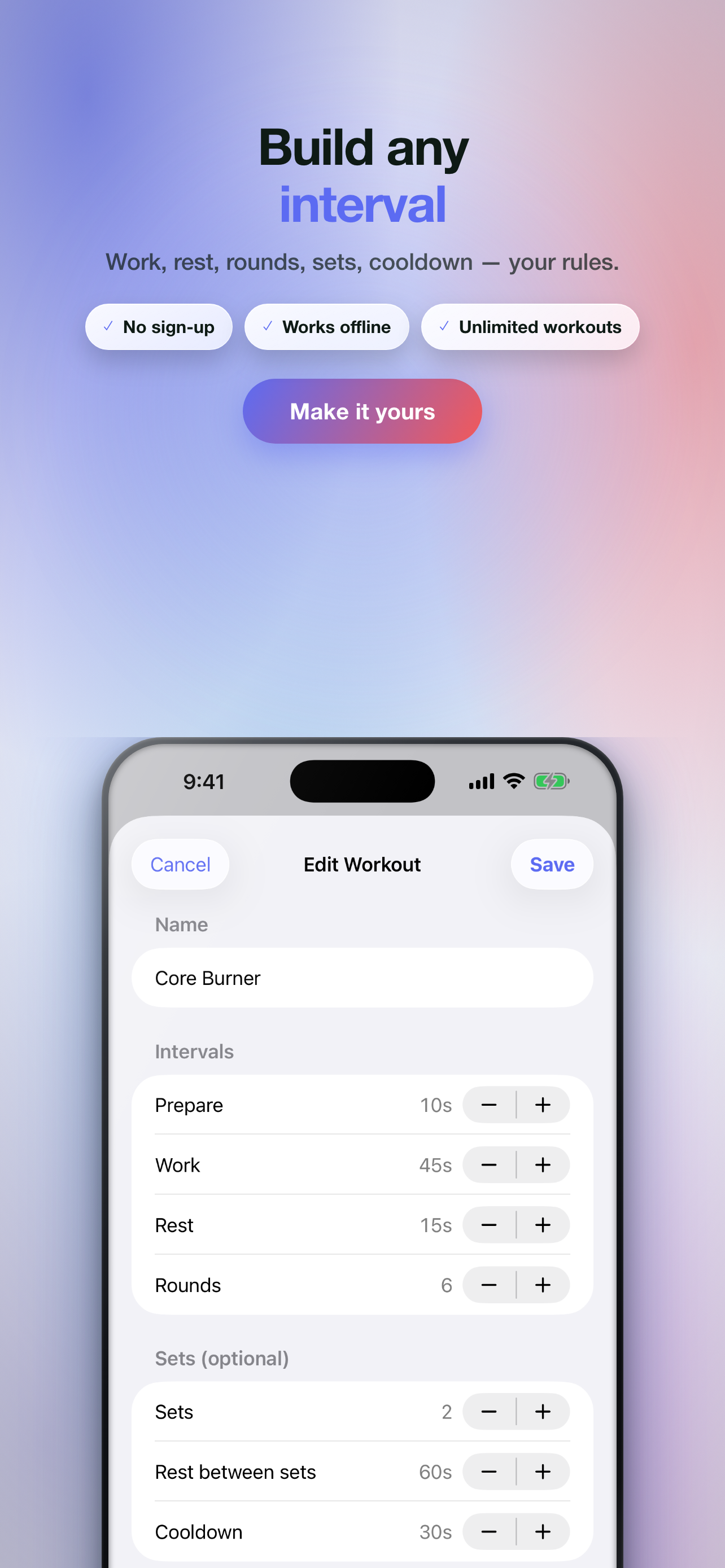 IntervalFlow: HIIT Timer screenshot 5