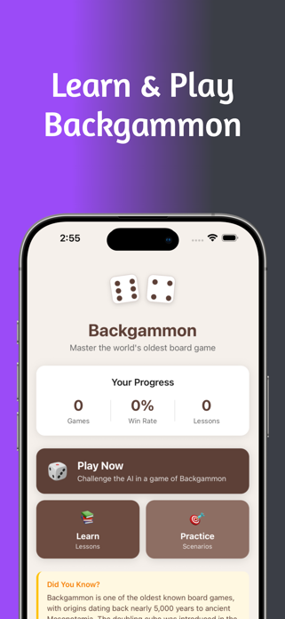 Backgammon - Play & Learn Screenshot 1 of 6