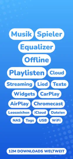 Screenshot von Evermusic: Offline Musikplayer auf dem iPhone 1