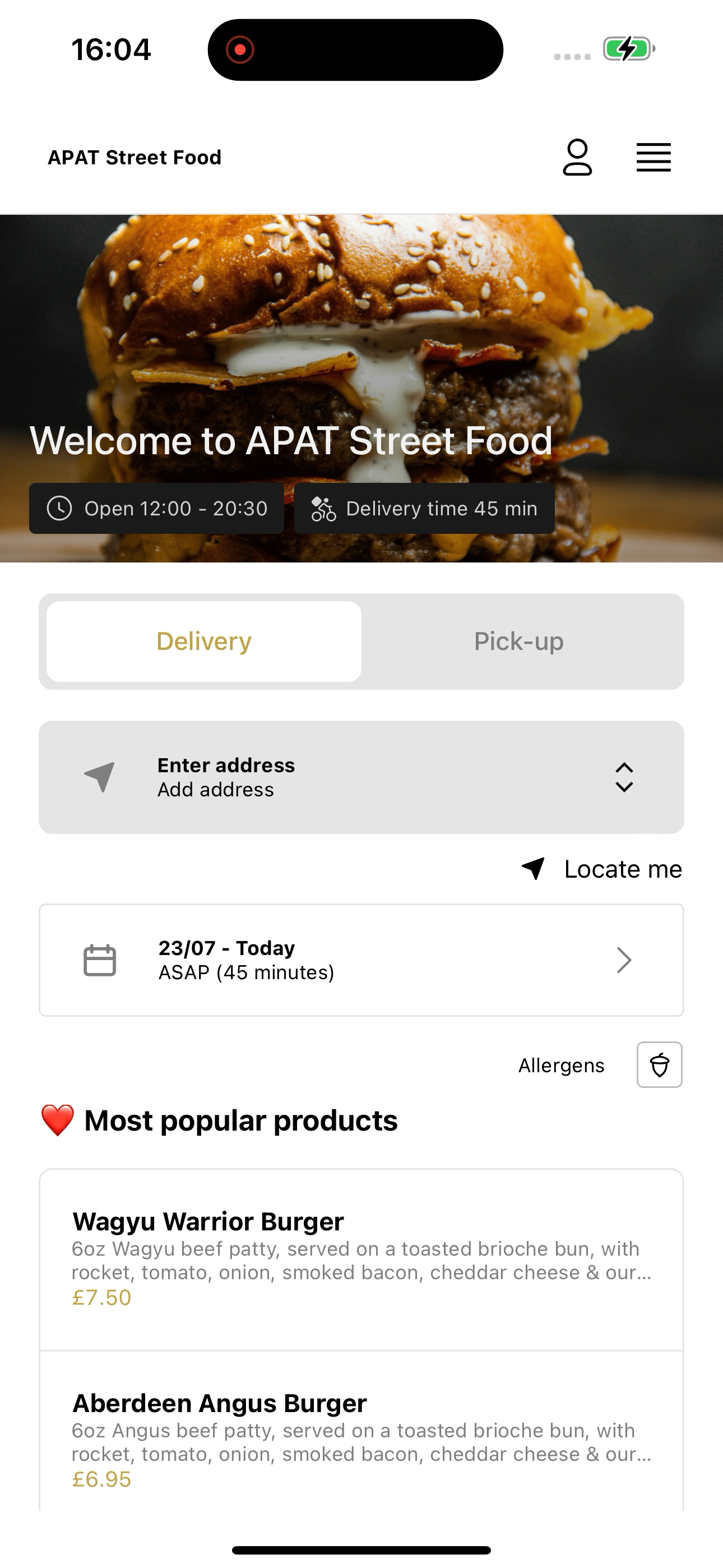 APAT Street Food screenshot 2