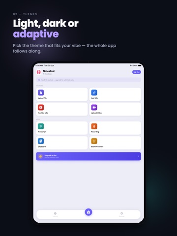NoteMind AI – AI Notebook iPad screenshot