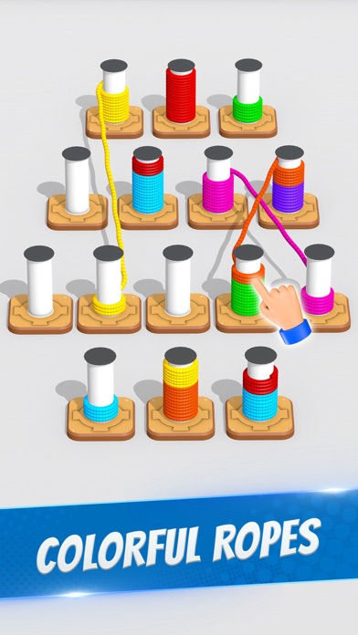 Rope Color Sorting Screenshot