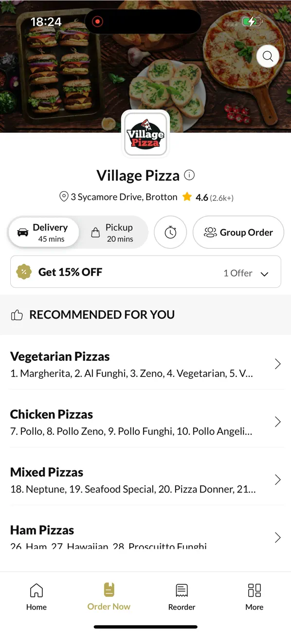 Screenshot #2 pour Village Pizza Brotton