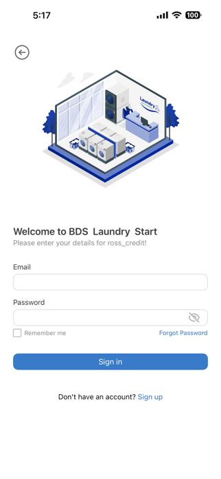 BDS Laundry Start Screenshot 1 of 5