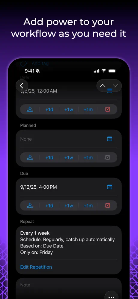 OmniFocus 4 screenshot 5