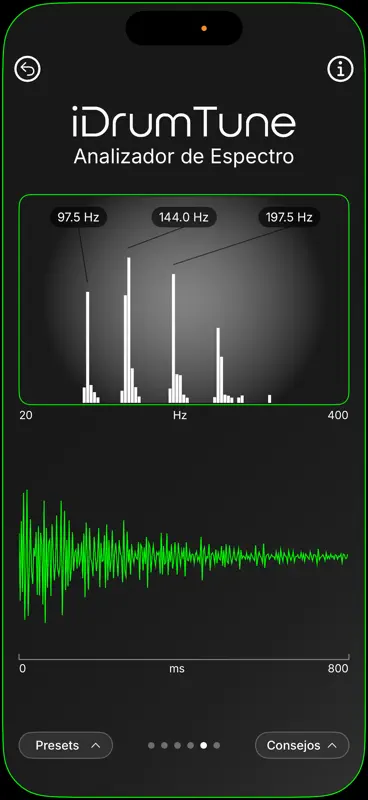 iDrumTune Afinador de Batería screenshot 6 of 8