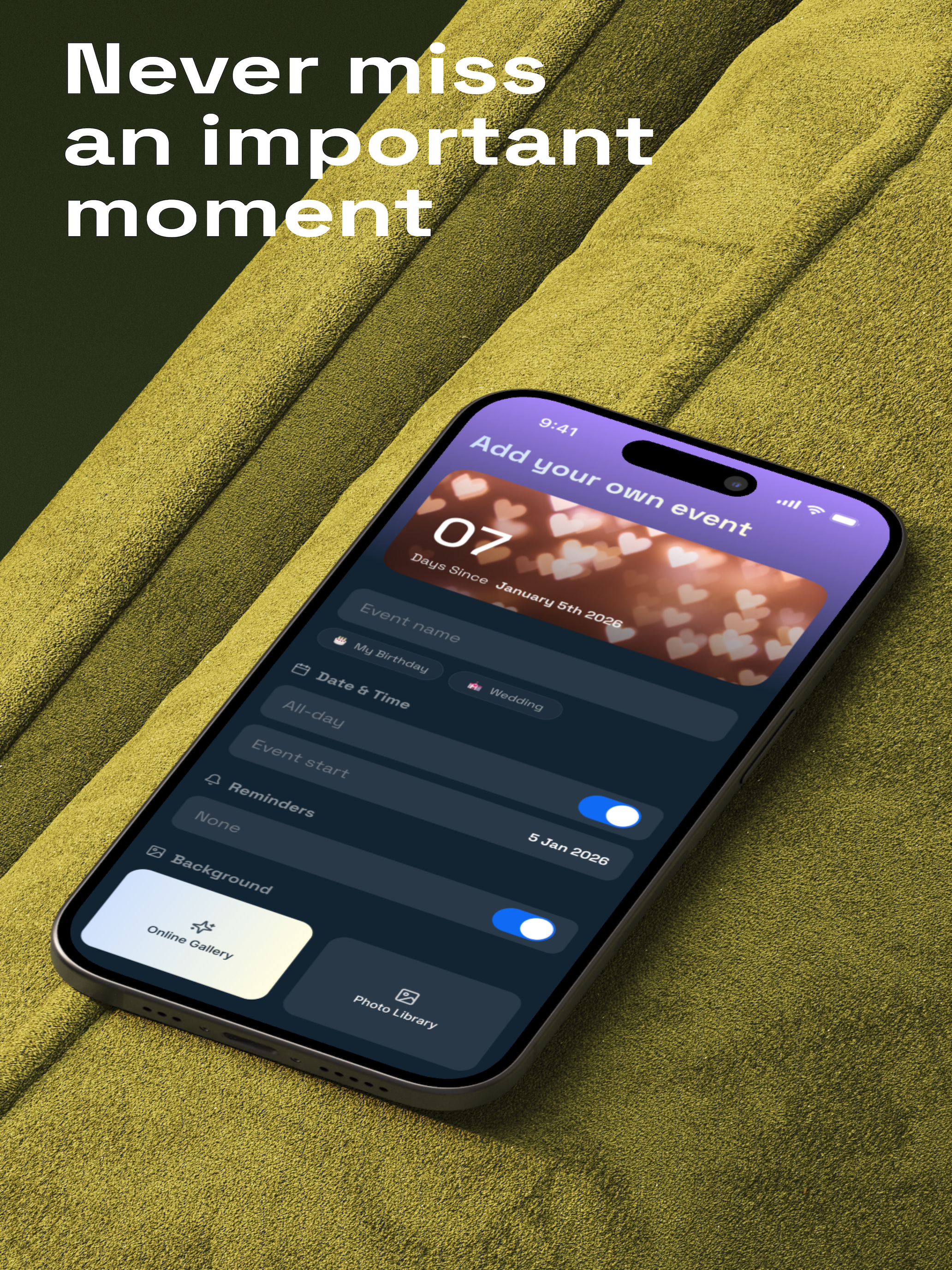 Moments Countdown - Widget Pro