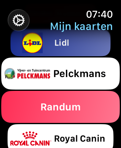 Mijn klantenkaarten screenshot 11