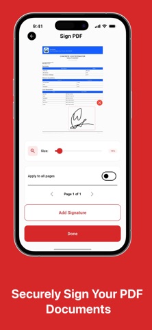 App screenshot