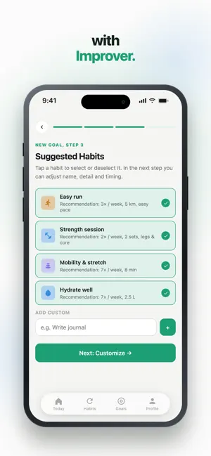 Habit Tracker - Improver screenshot 2