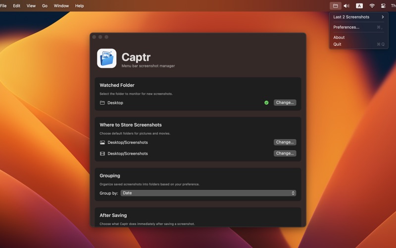 Captr screenshot 1