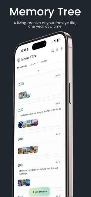 Memory Tree: Family Journal screenshot 1