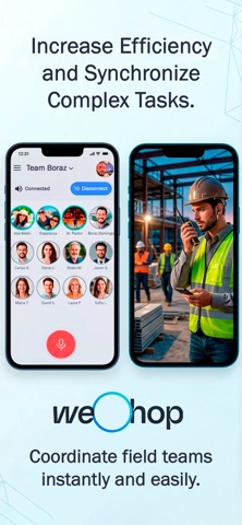 Walkie Talkie Wehop iPhone screenshot