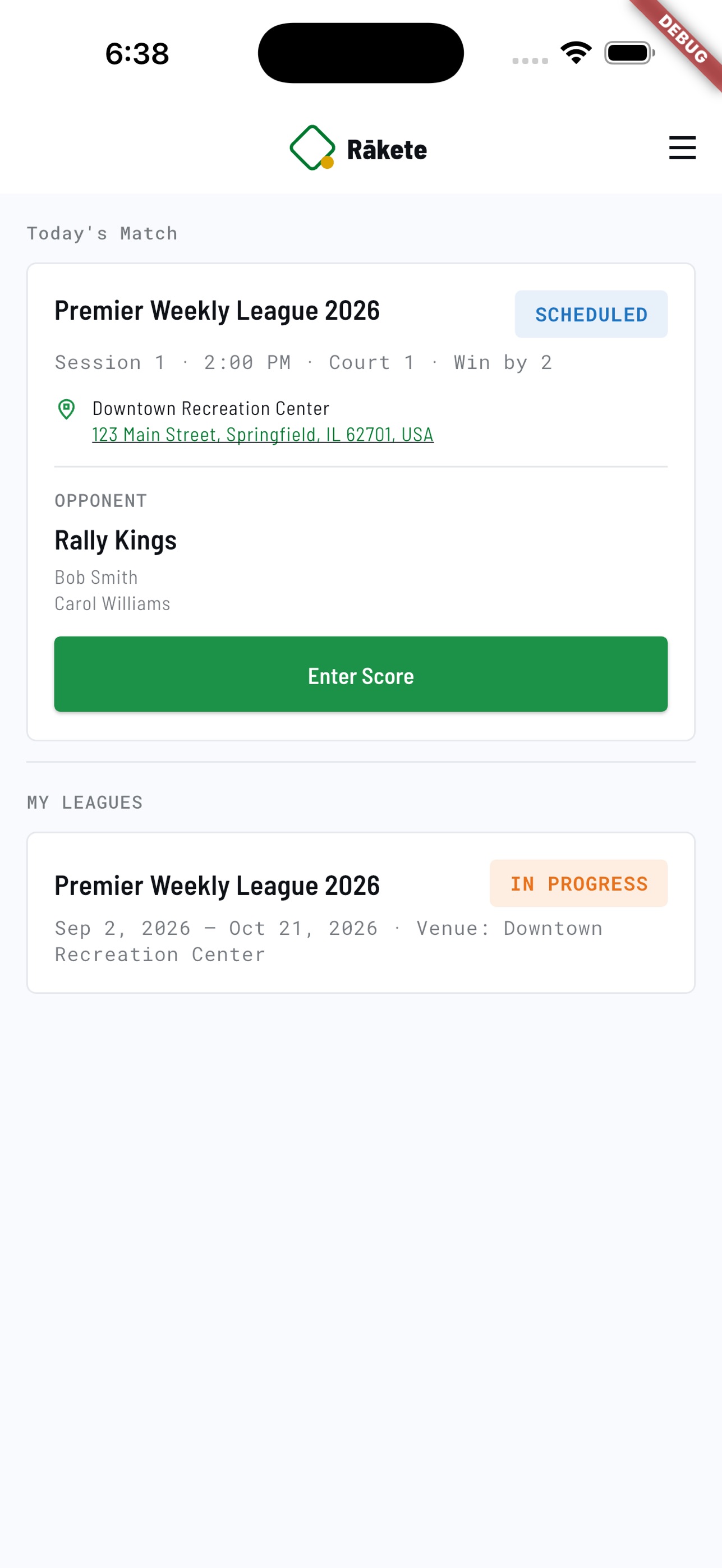 Screenshot 3 of Rakete - League Management