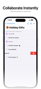 Shopping List & Planner Sync screenshot