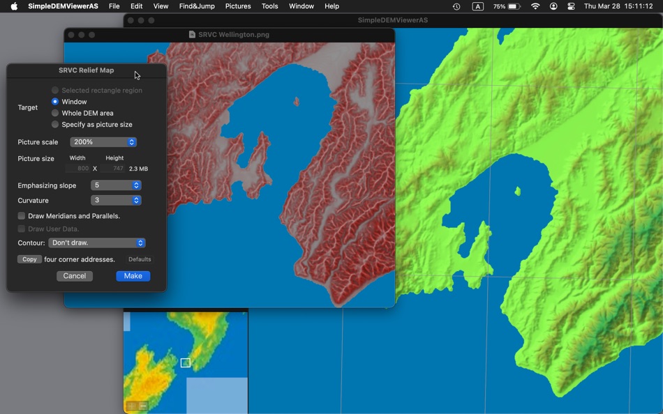 #7. SimpleDEMViewerAS (macOS) 由: Yoshiaki Katayanagi