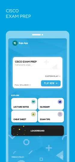 Cisco Exam Prep 2026: With AI iPhone Screenshot 1