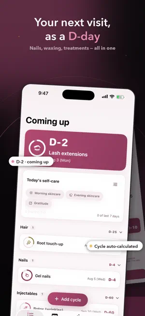 BeautyCycle screenshot 1