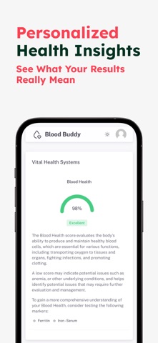 Blood Test Tracker Blood Buddy Screenshot 3 of 8