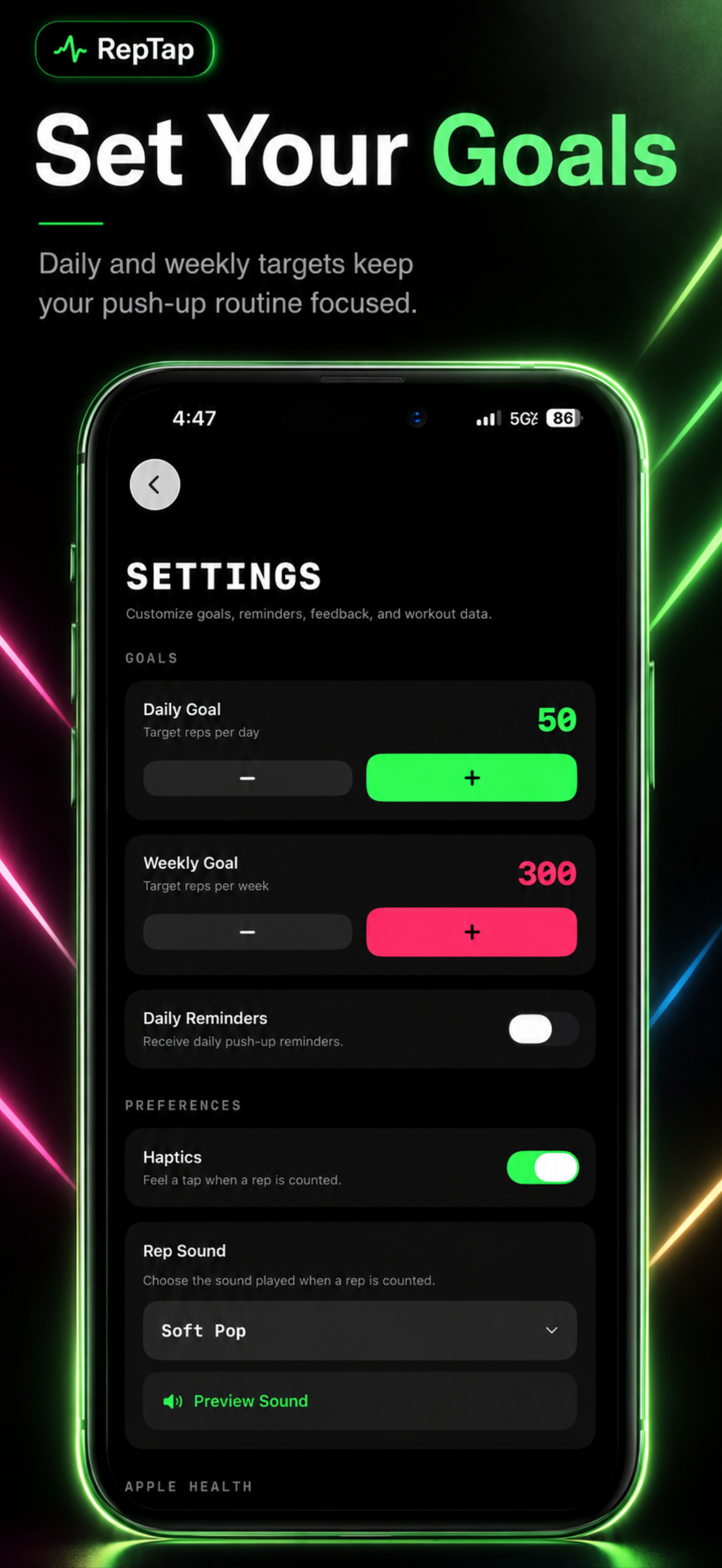 RepTap screenshot 4