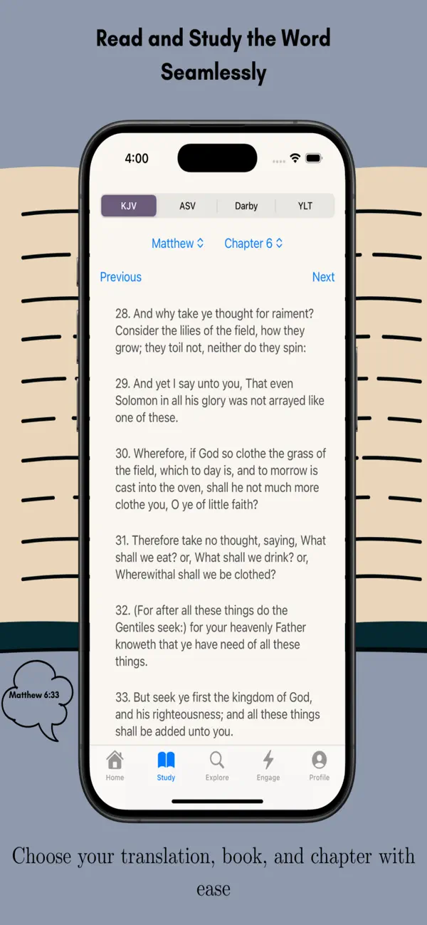 #4. Daily Bread: Interactive Study (iOS) โดย: Randy Messo