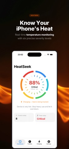 HeatSeek Mobile Thermal Watch screenshot