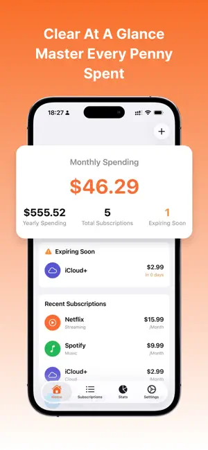 SubTrack-Subscription Manager screenshot 1