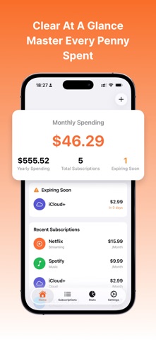 SubTrack-Subscription Manager Screenshot 1 of 4
