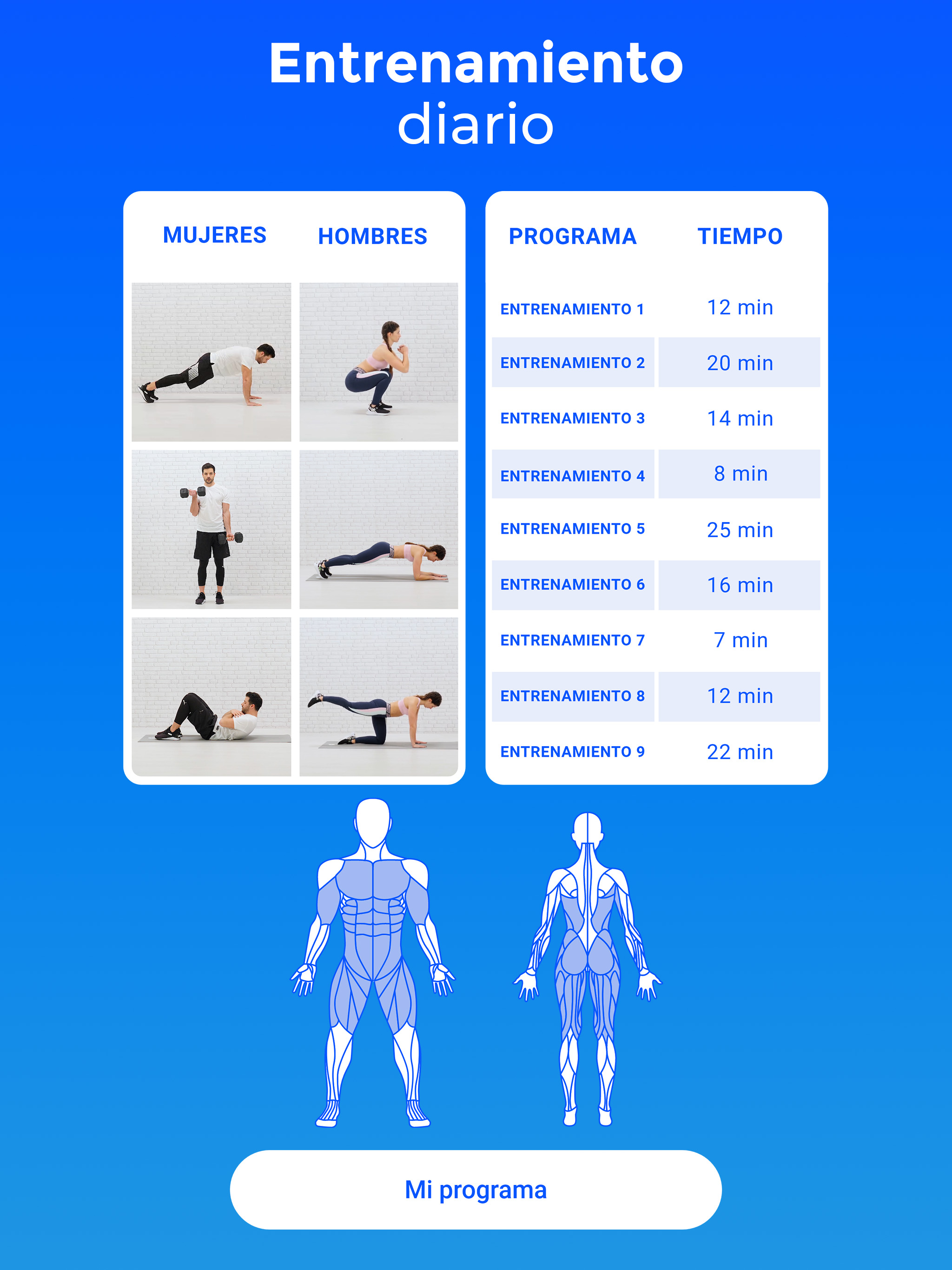 FizzUp: plan de entrenamientos