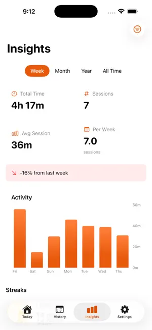 Guitar Practice Log screenshot 3
