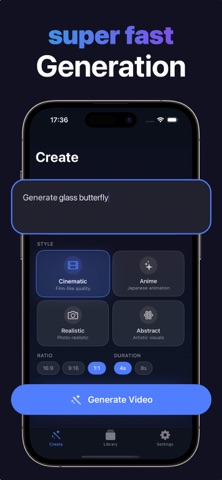 Viyou - AI Video Generator iPhone screenshot