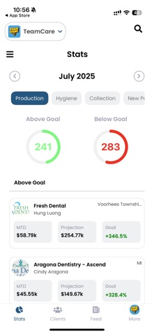 Teamcare Dental iPhone screenshot
