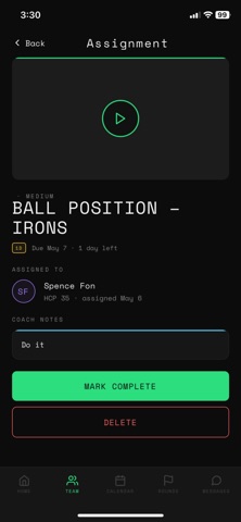 BRD Golf iPhone screenshot