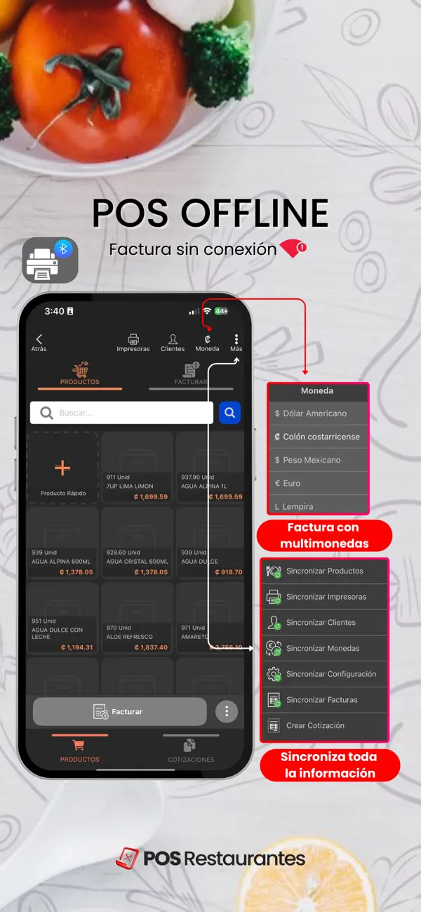 Screenshot #2 pour POS Restaurante