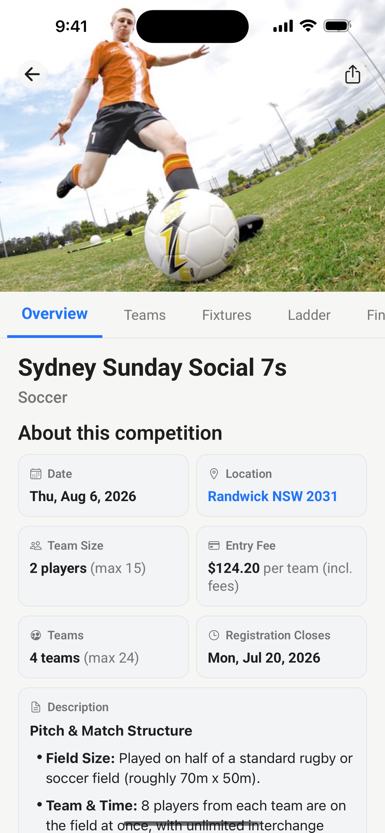 Screenshot 5 of Compy: Sports Tournaments