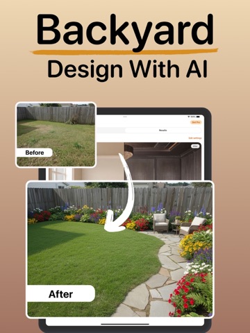 AI Interior Design - RoomGPT iPad screenshot