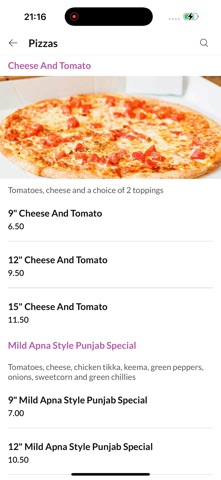 Punjab Balti House iPhone screenshot