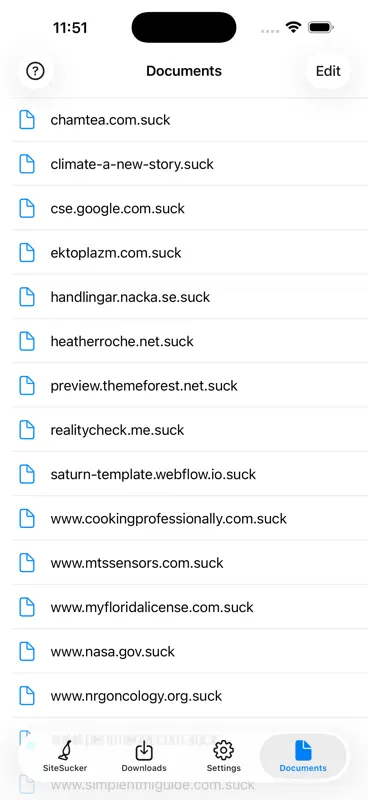 SiteSucker screenshot 4 of 4