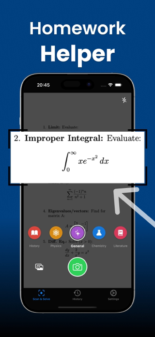 AI Homework Helper - SnapSolve Screenshot 1 of 4
