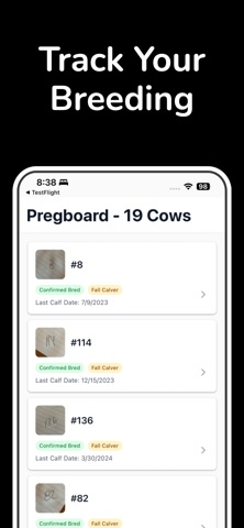 HerdTracker iPhone screenshot