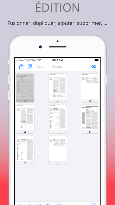 Screenshot #1 pour PDF Merge X: Combine & Reorder
