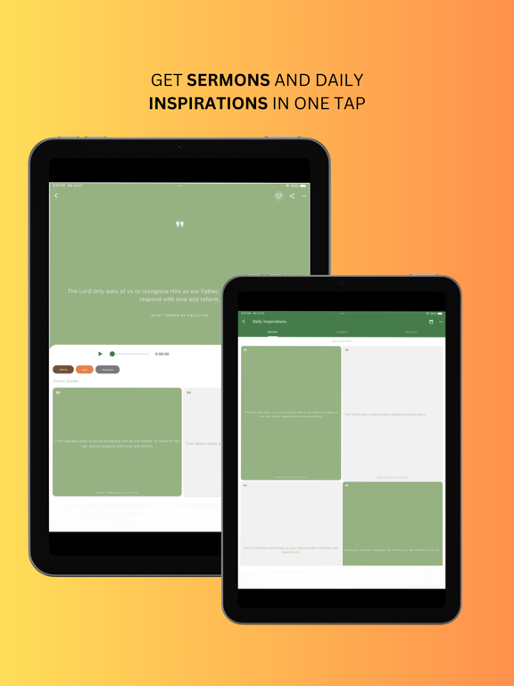 Catholic Daily Mass Reading iPad screenshot 8 - Productivity app